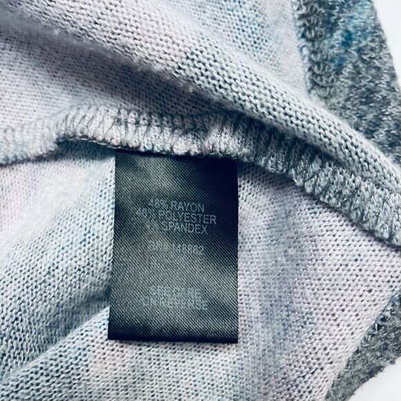 Torrid Super Soft Plush Floral Mini‎ Skater Dress Size 0 Large 12 Gray Pink - Picture 6 of 9